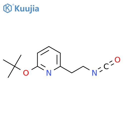 2-(Tert-butoxy)-6-(2-isocyanatoethyl)pyridine structure