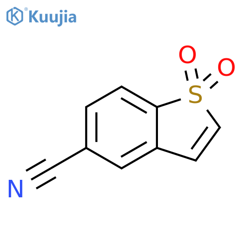 1,1-dioxo-1lambda6-benzothiophene-5-carbonitrile structure