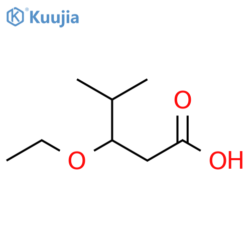 3-ethoxy-4-methylpentanoic acid structure
