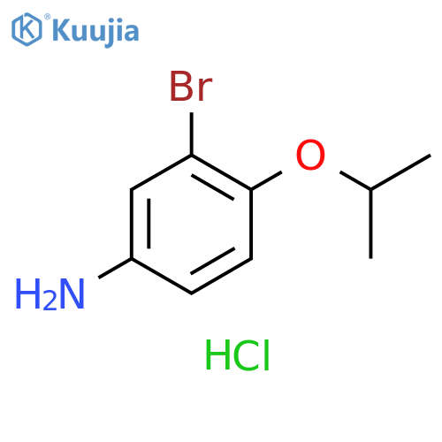 3-bromo-4-(propan-2-yloxy)aniline hydrochloride structure