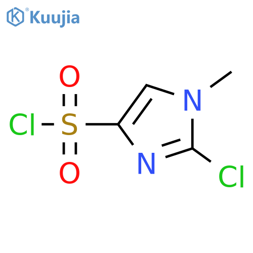 2-chloro-1-methyl-1H-imidazole-4-sulfonyl chloride structure