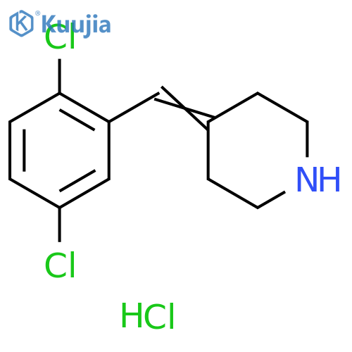 4-(2,5-dichlorophenyl)methylidenepiperidine hydrochloride structure