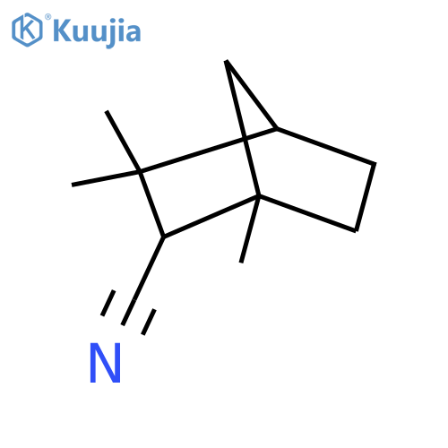 1,3,3-trimethylbicyclo2.2.1heptane-2-carbonitrile structure