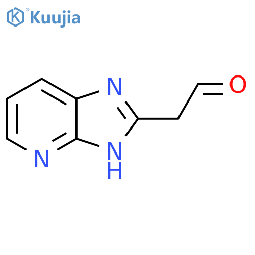 2-{3H-imidazo4,5-bpyridin-2-yl}acetaldehyde structure