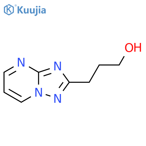 3-{[1,2,4]triazolo[1,5-a]pyrimidin-2-yl}propan-1-ol structure