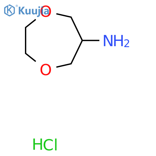 1,4-Dioxepan-6-amine hydrochloride structure