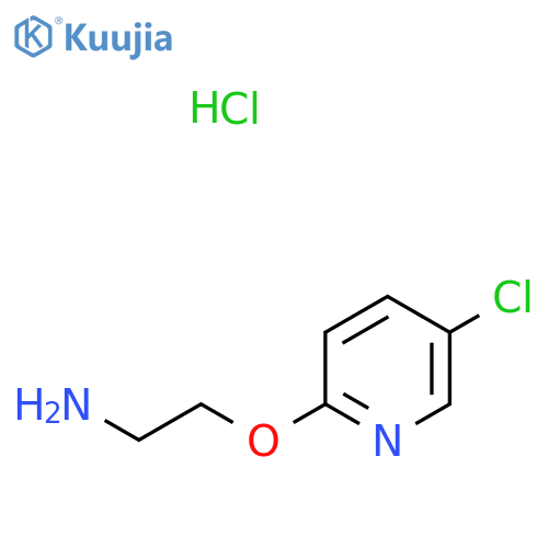 2-[(5-chloropyridin-2-yl)oxy]ethan-1-amine hydrochloride structure