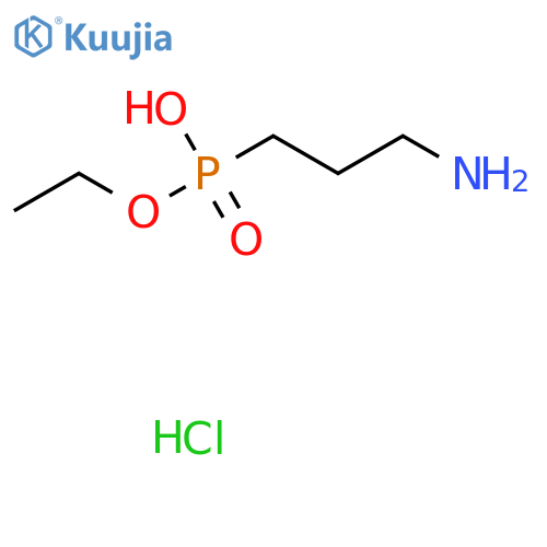 (3-Aminopropyl)(ethoxy)phosphinic acid hydrochloride structure