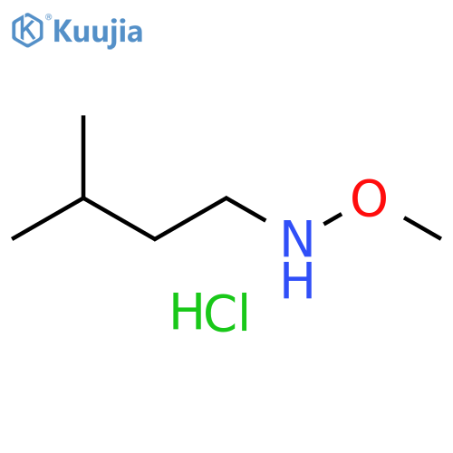 methoxy(3-methylbutyl)amine hydrochloride structure