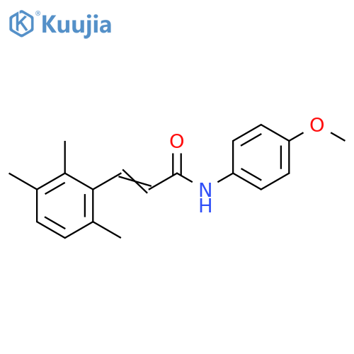 2-Propenamide, N-(4-methoxyphenyl)-3-(2,3,6-trimethylphenyl)- structure