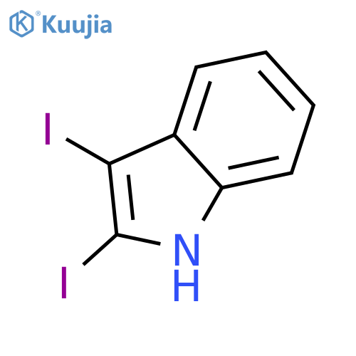 1H-Indole, 2,3-diiodo- structure