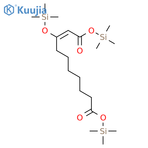Decenedioic acid, 3-[(trimethylsilyl)oxy]-, bis(trimethylsilyl) ester structure