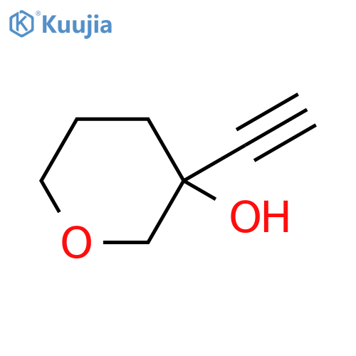 3-ethynyloxan-3-ol structure