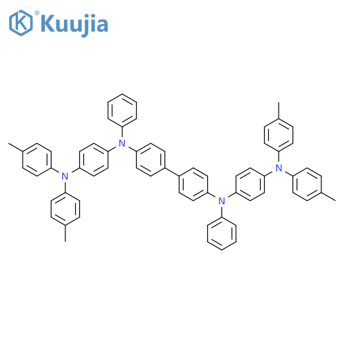 N,N' -Diphenyl-N,N' -di-[4-(N,N -di-p -tolyl-amino)phenyl]benzidine structure
