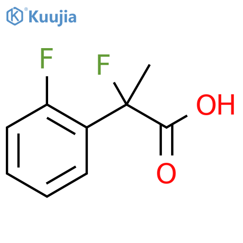 2-fluoro-2-(2-fluorophenyl)propanoic acid structure