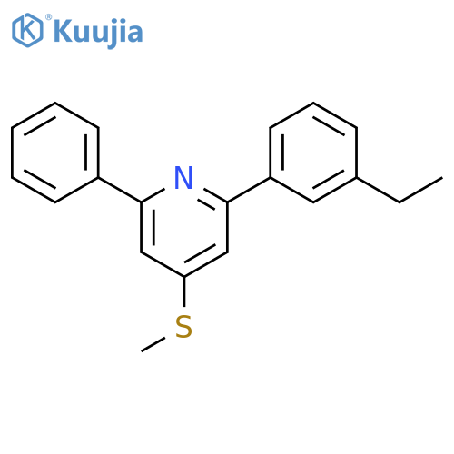 Pyridine, 2-(3-ethylphenyl)-4-(methylthio)-6-phenyl- structure