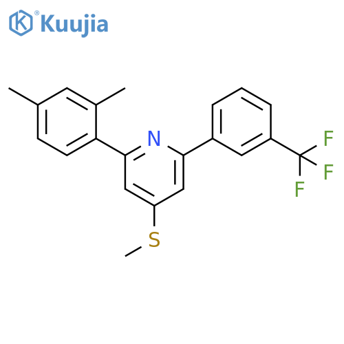 Pyridine,2-(2,4-dimethylphenyl)-4-(methylthio)-6-[3-(trifluoromethyl)phenyl]- structure