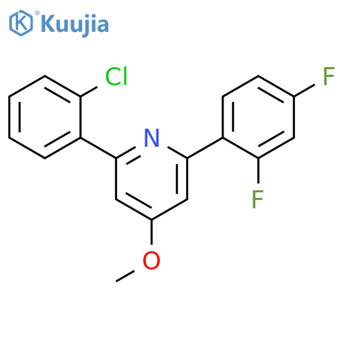 Pyridine, 2-(2-chlorophenyl)-6-(2,4-difluorophenyl)-4-methoxy- structure