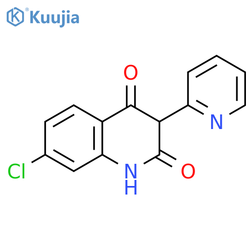 2,4(1H,3H)-Quinolinedione, 7-chloro-3-(2-pyridinyl)- structure