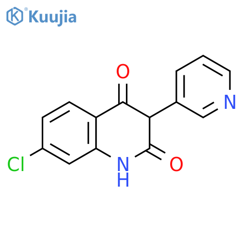 2,4(1H,3H)-Quinolinedione, 7-chloro-3-(3-pyridinyl)- structure