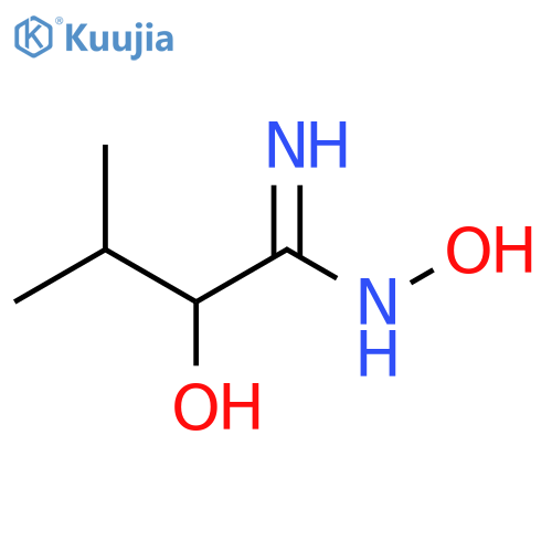 (1E)-N',2-dihydroxy-3-methylbutanimidamide structure