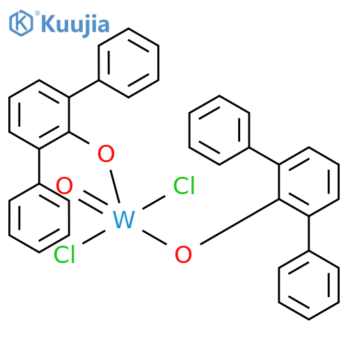 Tungsten, dichlorobis([1,1':3',1''-terphenyl]-2'-olato)oxo- (9CI) structure