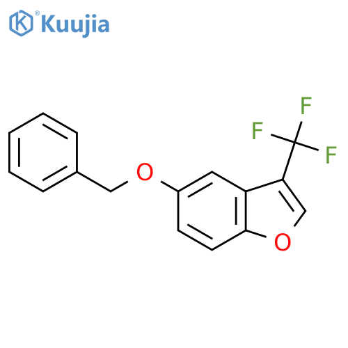 5-(Benzyloxy)-3-(trifluoromethyl)benzofuran structure
