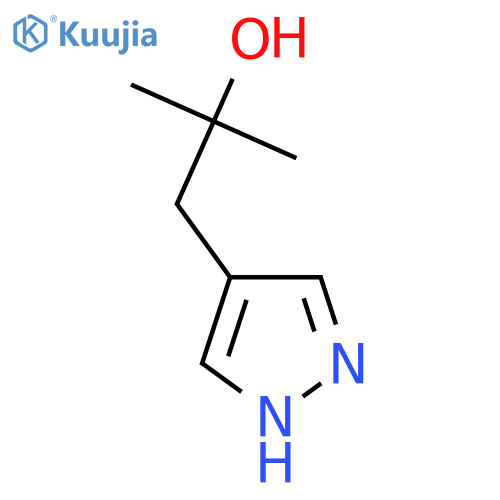 2-Methyl-1-(1H-pyrazol-4-yl)propan-2-ol structure
