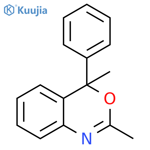 4H-3,1-Benzoxazine, 2,4-dimethyl-4-phenyl- structure