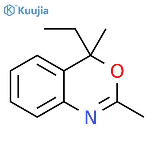 4H-3,1-Benzoxazine, 4-ethyl-2,4-dimethyl- structure