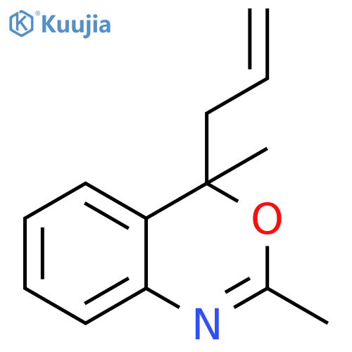 4H-3,1-Benzoxazine, 2,4-dimethyl-4-(2-propenyl)- structure