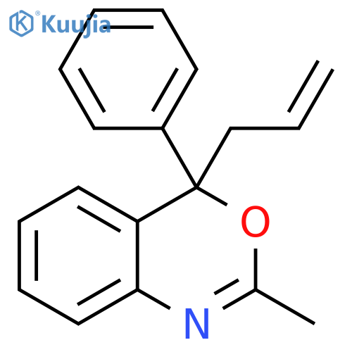 4H-3,1-Benzoxazine, 2-methyl-4-phenyl-4-(2-propenyl)- structure
