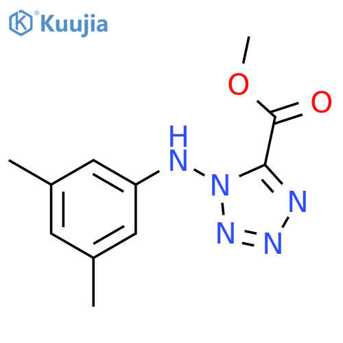 1H-Tetrazole-5-carboxylic acid, 1-[(3,5-dimethylphenyl)amino]-, methylester structure