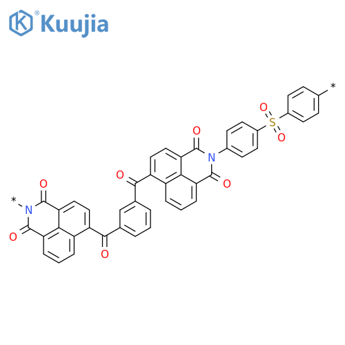 Poly[(1,3-dioxo-1H-benz[de]isoquinoline-2,6(3H)-diyl)carbonyl-1,3-phenylenecarbonyl(1,3-dioxo-1H-benz[de]isoquinoline-6,2(3H)-diyl)-1,4-phenylenesulfonyl-1,4-phenylene] structure