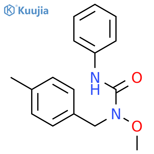 Urea,N-methoxy-N-[(4-methylphenyl)methyl]-N'-phenyl- structure