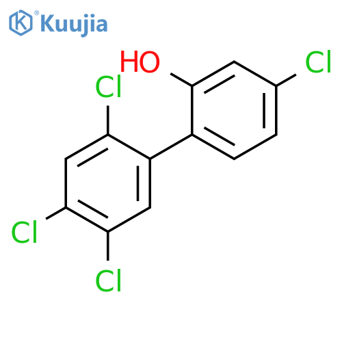 [1,1'-Biphenyl]-2-yloxy, 2',4,4',5'-tetrachloro- structure