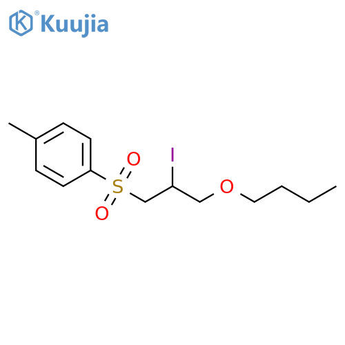 Benzene, 1-[(3-butoxy-2-iodopropyl)sulfonyl]-4-methyl- structure