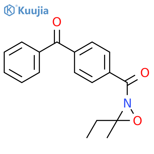 Oxaziridine, 2-(4-benzoylbenzoyl)-3-ethyl-3-methyl- structure