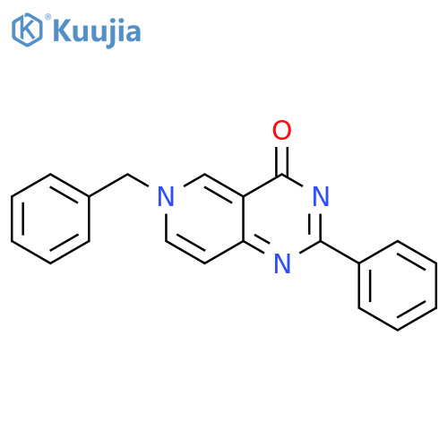 Pyrido[4,3-d]pyrimidin-4(6H)-one, 2-phenyl-6-(phenylmethyl)- structure