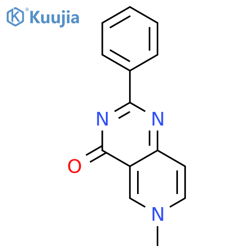 Pyrido[4,3-d]pyrimidin-4(6H)-one, 6-methyl-2-phenyl- structure