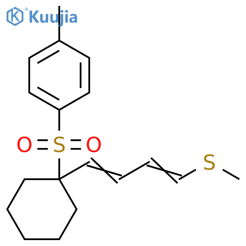 Benzene,1-methyl-4-[[1-[4-(methylthio)-1,3-butadienyl]cyclohexyl]sulfonyl]- structure