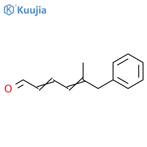 2,4-Hexadienal, 5-methyl-6-phenyl- structure