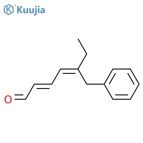 2,4-Heptadienal, 5-(phenylmethyl)- structure