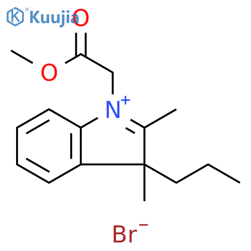 3H-Indolium, 1-(2-methoxy-2-oxoethyl)-2,3-dimethyl-3-propyl-, bromide structure