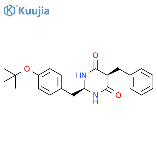 4,6(1H,5H)-Pyrimidinedione, 2-[[4-(1,1-dimethylethoxy)phenyl]methyl]dihydro-5-(phenylmethyl)-, cis- structure