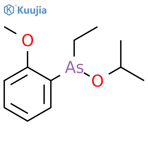 Arsinous acid, ethyl(2-methoxyphenyl)-, 1-methylethyl ester structure