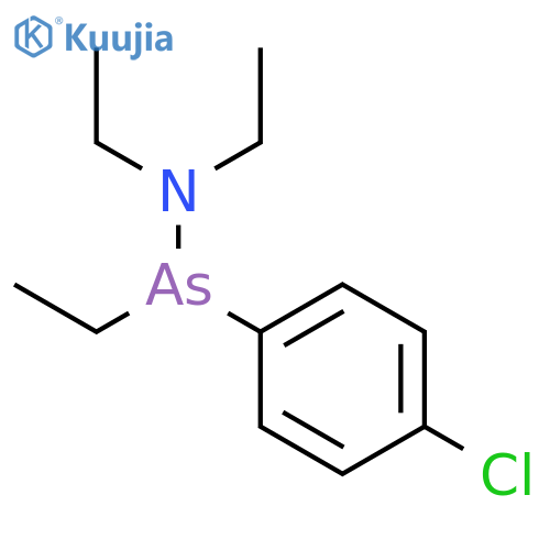 Arsinous amide, As-(4-chlorophenyl)-As,N,N-triethyl- structure