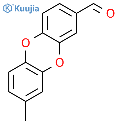Dibenzo[b,e][1,4]dioxin-2-carboxaldehyde, 8-methyl- structure