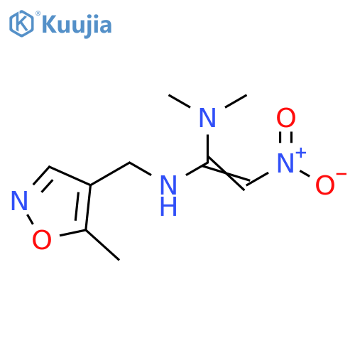 1,1-Ethenediamine,N,N-dimethyl-N'-[(5-methyl-4-isoxazolyl)methyl]-2-nitro- structure