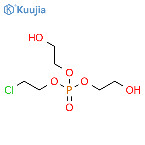 Phosphoric acid, 2-chloroethyl bis(2-hydroxyethyl) ester structure